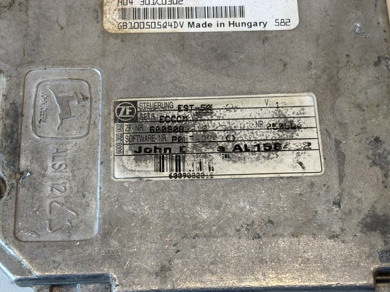 John Deere 6920 Moduł Sterownik AL158432 Bosch 0260001036 ZF 0501212594 - Electrical system for Agricultural machinery: picture 4 John Deere 6920 Moduł Sterownik AL158432 Bosch 0260001036 ZF 0501212594 - Electrical system for Agricultural machinery: picture 4