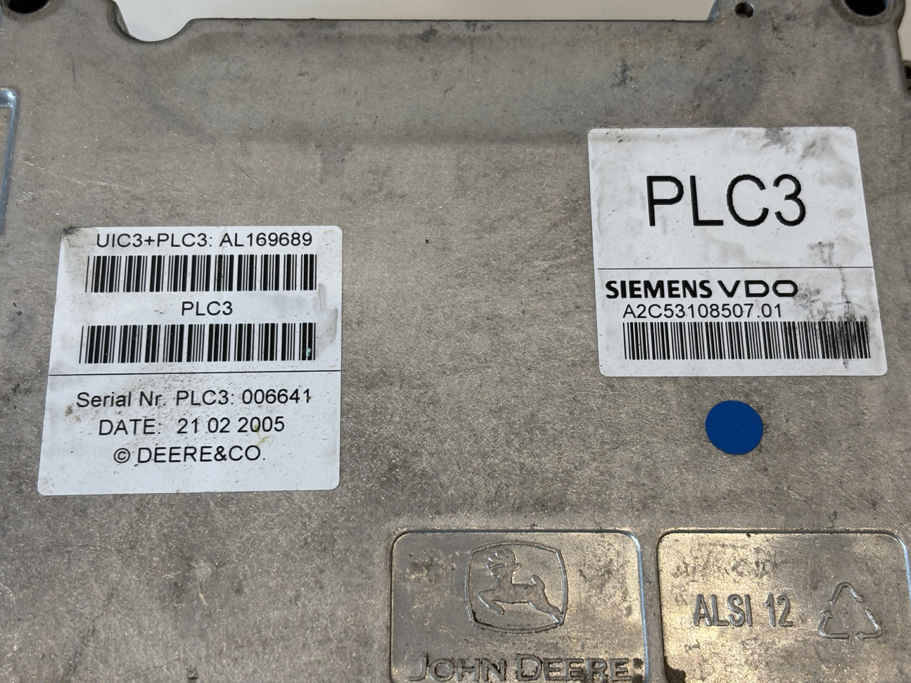 John Deere 6920 Moduł Sterownik UIC3 + PLC3 AL169689 A2C53108507.01 A2C53098813.03 - ECU for Agricultural machinery: picture 2 John Deere 6920 Moduł Sterownik UIC3 + PLC3 AL169689 A2C53108507.01 A2C53098813.03 - ECU for Agricultural machinery: picture 2