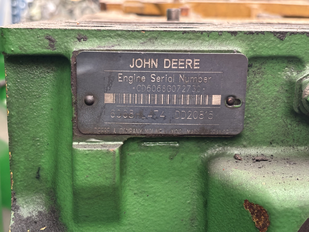 John Deere 6920S 6068HL474 6068 HL 474 Blok Silnika - Cylinder block for Agricultural machinery: picture 4 John Deere 6920S 6068HL474 6068 HL 474 Blok Silnika - Cylinder block for Agricultural machinery: picture 4