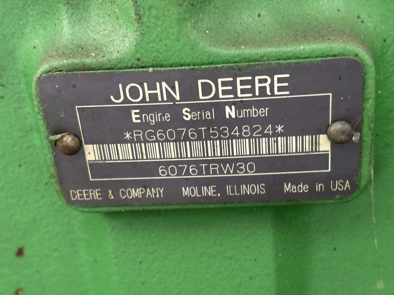 John Deere 7800 Blok Silnika 6076TRW30 6076 TRW 30 R122736 R122737 R122738 - Cylinder block for Agricultural machinery: picture 4 John Deere 7800 Blok Silnika 6076TRW30 6076 TRW 30 R122736 R122737 R122738 - Cylinder block for Agricultural machinery: picture 4