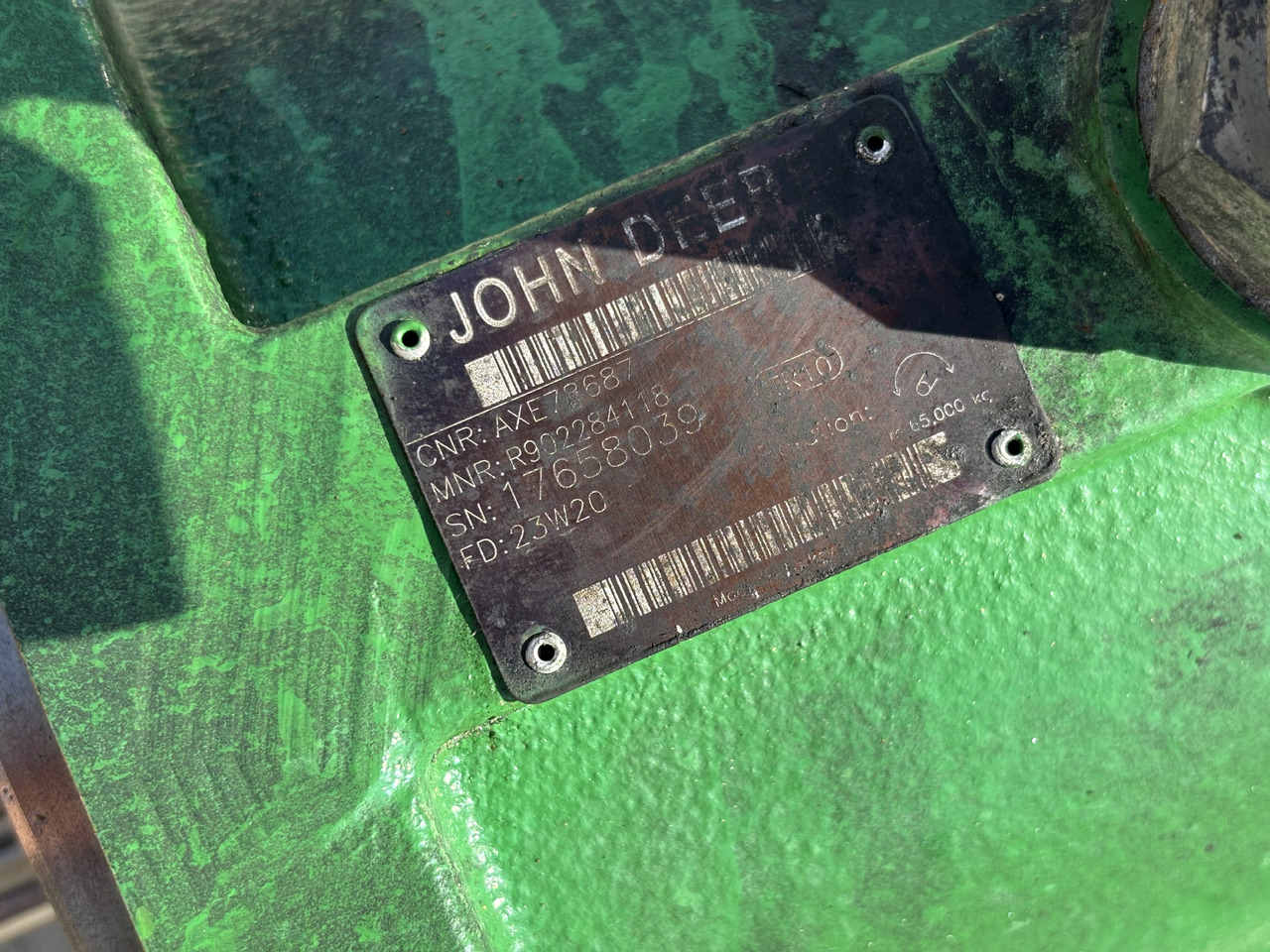 John Deere 8200 8400 8600 9500 9800 Hydromotor AXE78687 - Hydraulic motor for Agricultural machinery: picture 3 John Deere 8200 8400 8600 9500 9800 Hydromotor AXE78687 - Hydraulic motor for Agricultural machinery: picture 3