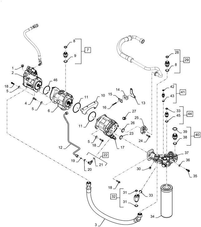 New Holland T6090 Pompa 84347575 - Hydraulic pump for Farm tractor: picture 1 New Holland T6090 Pompa 84347575 - Hydraulic pump for Farm tractor: picture 1