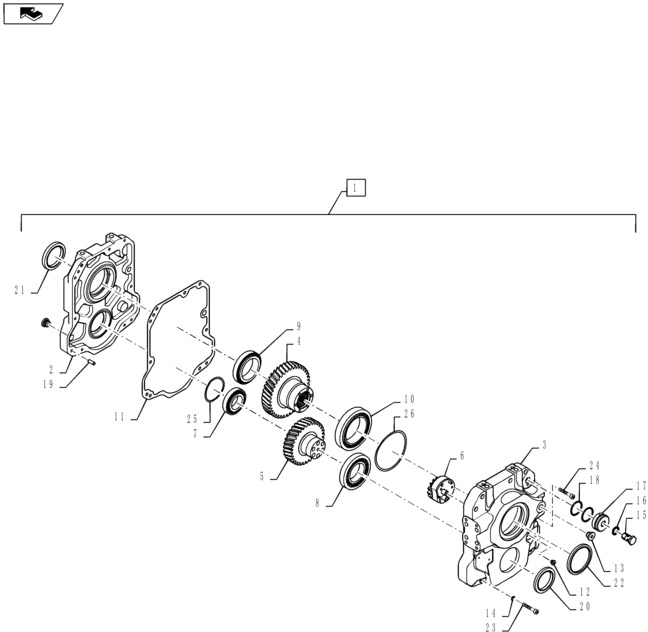 New Holland T6090 T6070 Pompa hydrauliczna 2 cc 84262268 - Hydraulic pump for Agricultural machinery: picture 1 New Holland T6090 T6070 Pompa hydrauliczna 2 cc 84262268 - Hydraulic pump for Agricultural machinery: picture 1