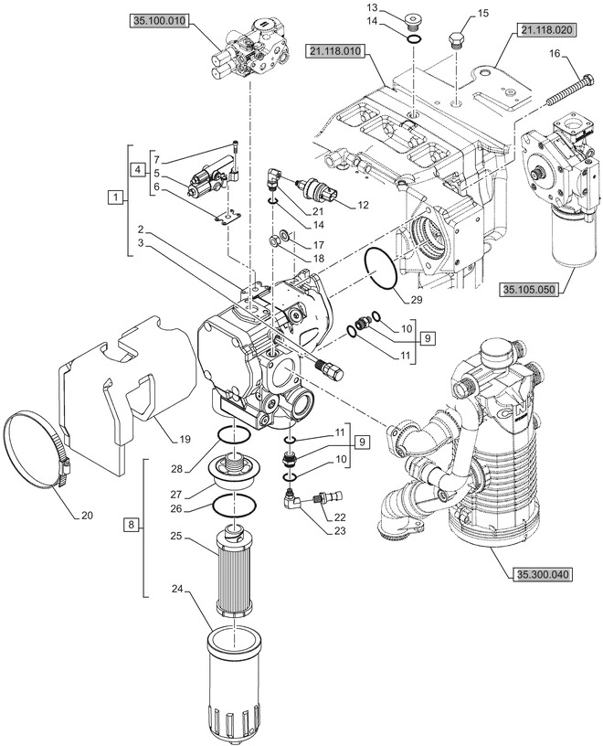 New Holland T6090 T6070 Regen pompa hydraul 63 cc 84353100R - Hydraulic pump for Agricultural machinery: picture 1 New Holland T6090 T6070 Regen pompa hydraul 63 cc 84353100R - Hydraulic pump for Agricultural machinery: picture 1