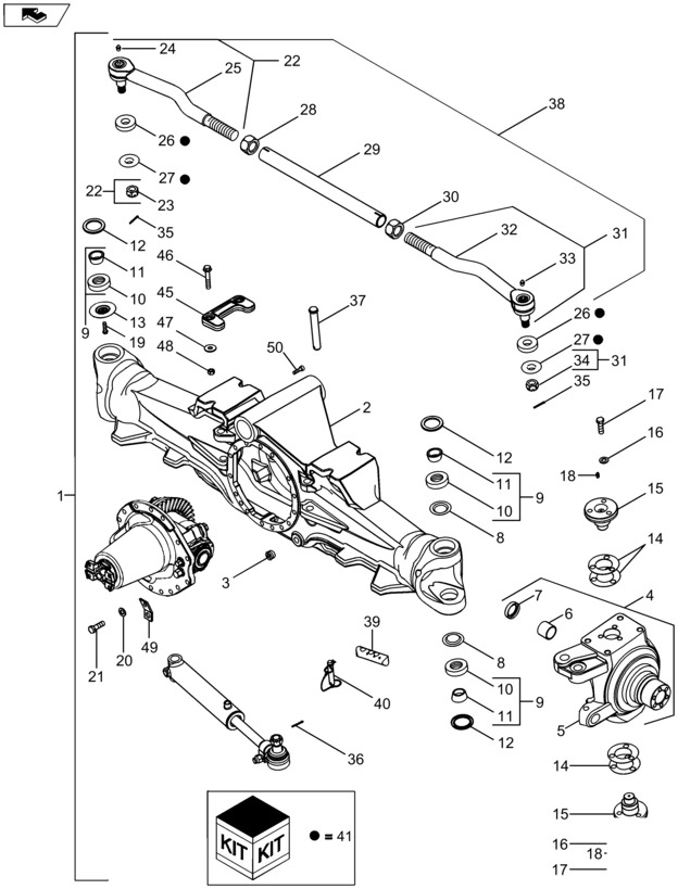 New Holland T6090 T6070 Zwrotnica lh 292560A2 - Steering knuckle for Agricultural machinery: picture 1 New Holland T6090 T6070 Zwrotnica lh 292560A2 - Steering knuckle for Agricultural machinery: picture 1