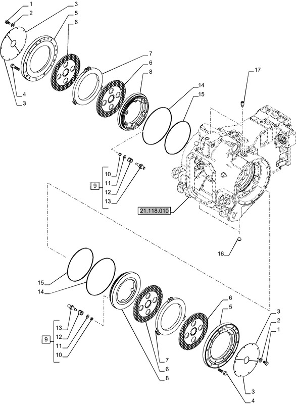 New Holland T6090 T8330 Tarcza hamulcowa 245mm id x 327mm od x 7mm thk 47927180 - Brake disc for Agricultural machinery: picture 1 New Holland T6090 T8330 Tarcza hamulcowa 245mm id x 327mm od x 7mm thk 47927180 - Brake disc for Agricultural machinery: picture 1