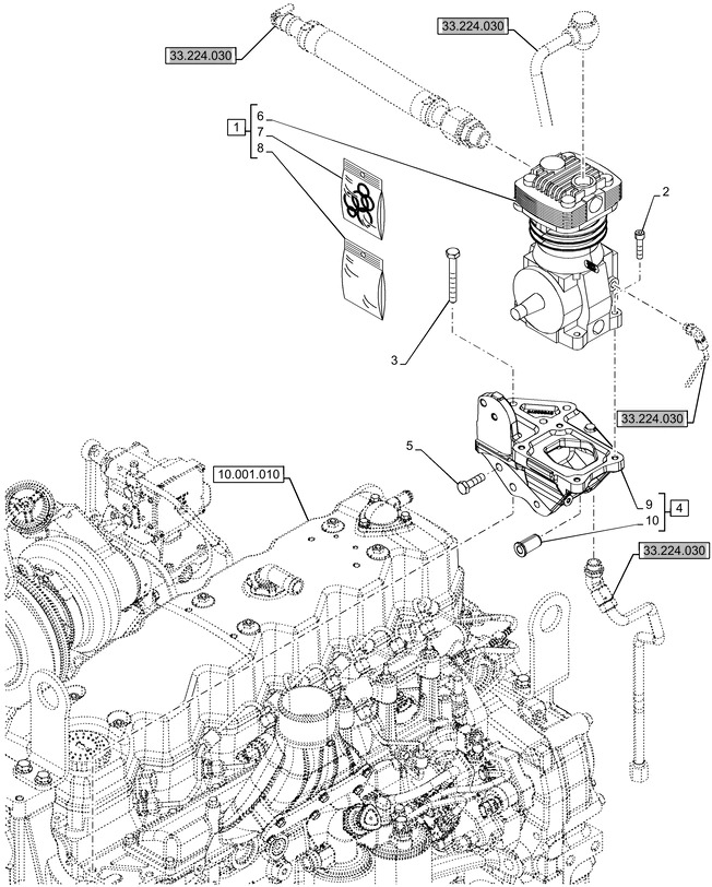 New Holland T6090 Zestaw uszczelek 47982982 - Engine gasket for Farm tractor: picture 1 New Holland T6090 Zestaw uszczelek 47982982 - Engine gasket for Farm tractor: picture 1