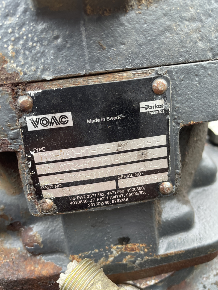 Parker Voac T12-060-MT-CV-0-000-A-0 - silnik jazdy hydrauliczny - Hydraulic motor for Agricultural machinery: picture 2 Parker Voac T12-060-MT-CV-0-000-A-0 - silnik jazdy hydrauliczny - Hydraulic motor for Agricultural machinery: picture 2