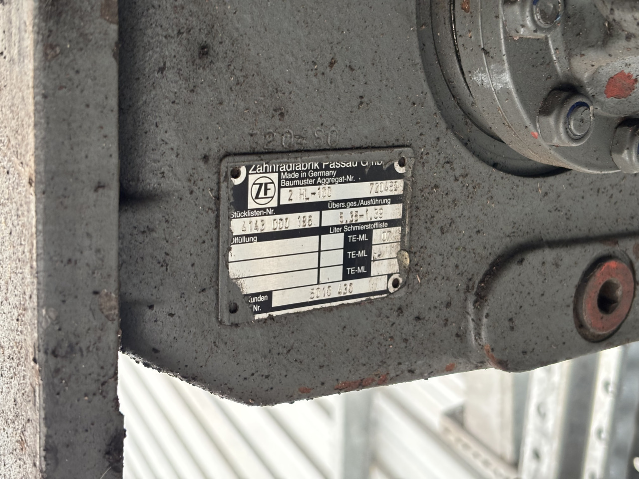 Skrzynia ZF 2HL-100 2HL100 Liebherr - Gearbox for Construction machinery: picture 2 Skrzynia ZF 2HL-100 2HL100 Liebherr - Gearbox for Construction machinery: picture 2