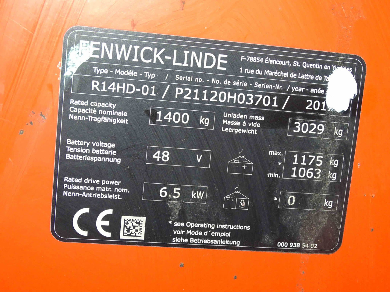 Linde R14HD-01 - Reach truck: picture 2 Linde R14HD-01 - Reach truck: picture 2