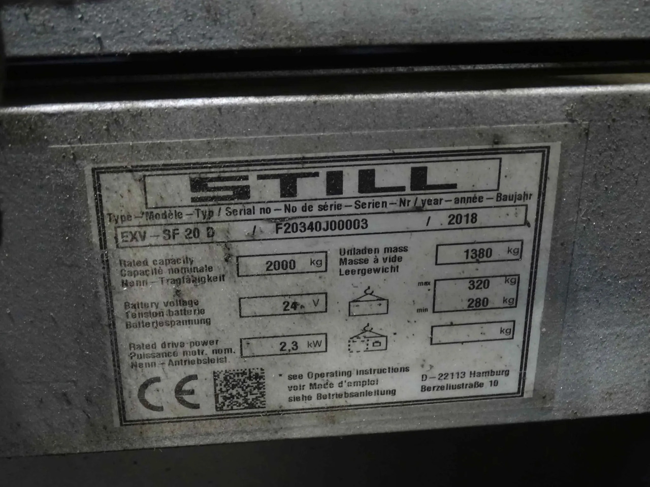 STILL EXV-SF20D - Stacker: picture 2 STILL EXV-SF20D - Stacker: picture 2
