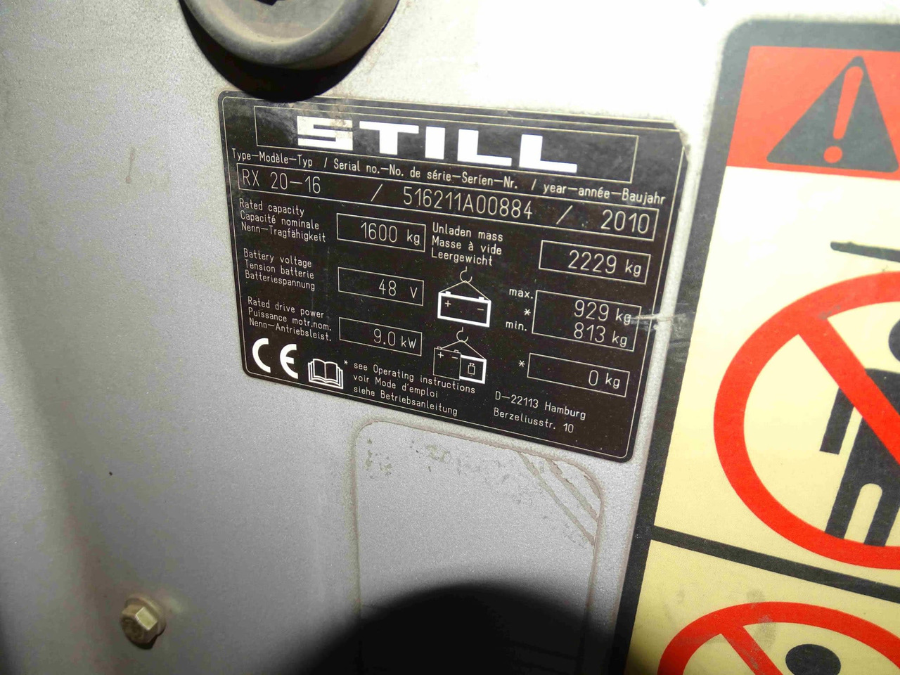 STILL RX20-16 - Electric forklift: picture 3 STILL RX20-16 - Electric forklift: picture 3