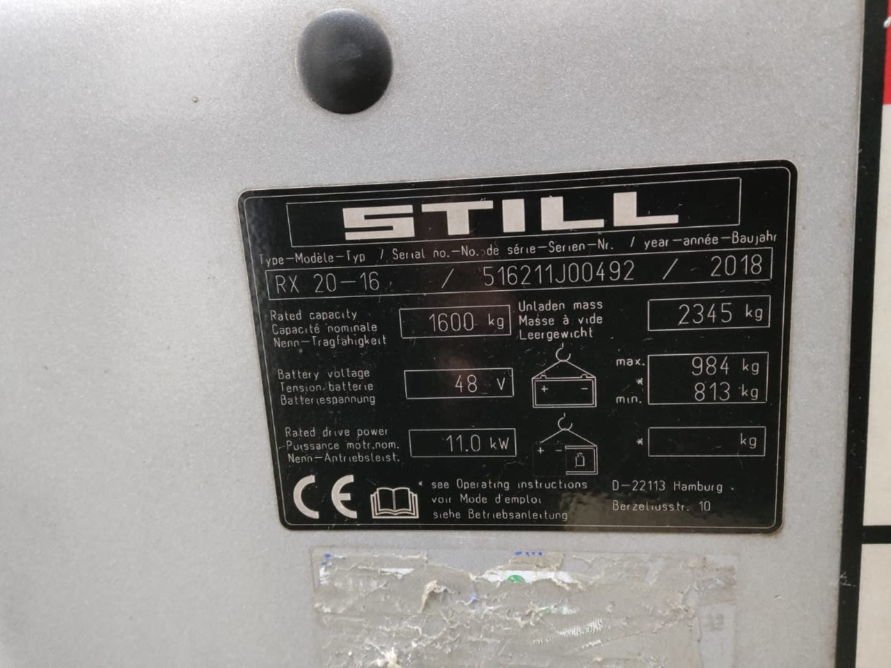 STILL RX20-16/LiIon - Electric forklift: picture 2 STILL RX20-16/LiIon - Electric forklift: picture 2