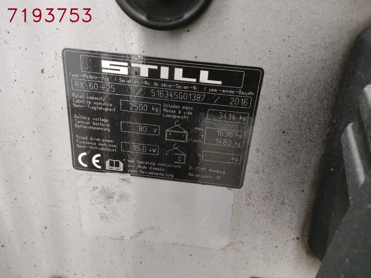 STILL RX60-25 - Electric forklift: picture 2 STILL RX60-25 - Electric forklift: picture 2