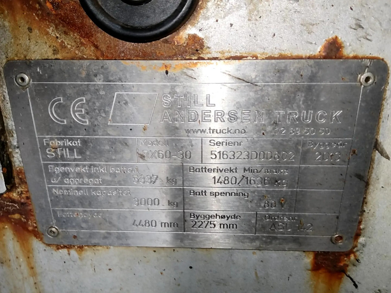 STILL RX60-30 - Electric forklift: picture 2 STILL RX60-30 - Electric forklift: picture 2