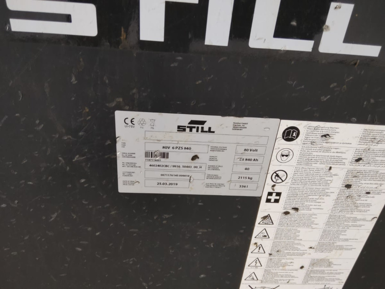 Electric forklift STILL RX60-50: picture 6