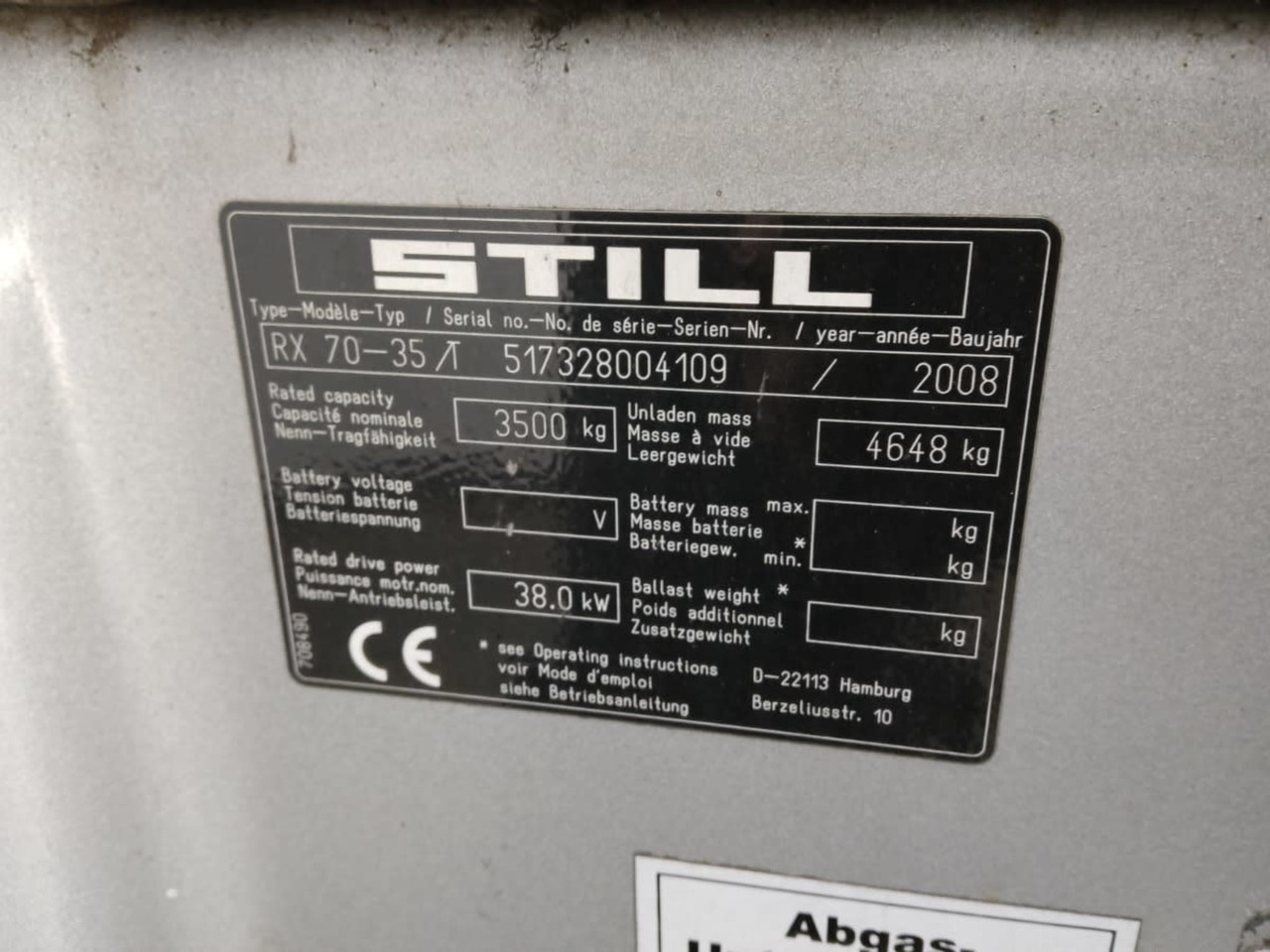 STILL RX70-35T - LPG forklift: picture 2 STILL RX70-35T - LPG forklift: picture 2