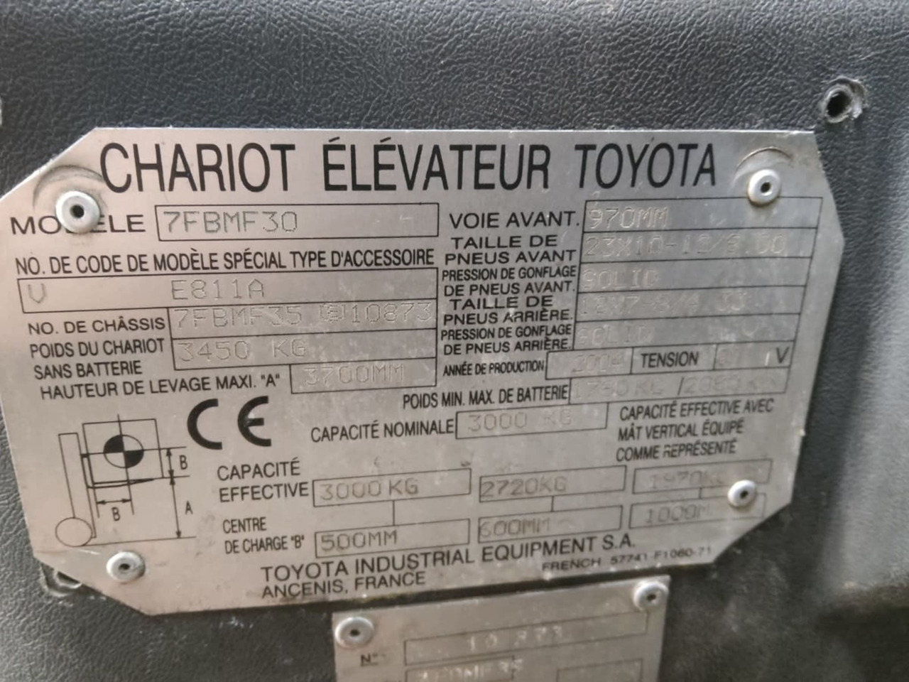 Toyota 7FBMF30 - Electric forklift: picture 2 Toyota 7FBMF30 - Electric forklift: picture 2