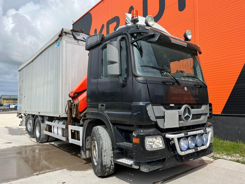 Mercedes-Benz Actros 2536 6x2*4 PK18002 / BOX L=6965 mm - Dropside/ Flatbed truck, Crane truck: picture 3 Mercedes-Benz Actros 2536 6x2*4 PK18002 / BOX L=6965 mm - Dropside/ Flatbed truck, Crane truck: picture 3