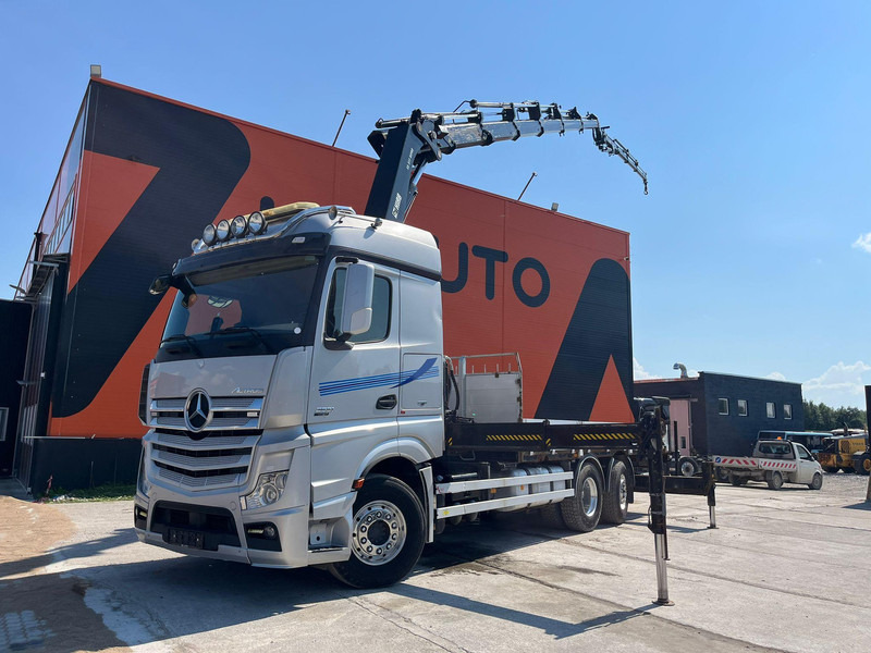 Mercedes-Benz Actros 2551 6x2 HIAB 377-6 HIPRO + JIB / Platform extendable L=6400 -- 7397mm - Dropside/ Flatbed truck, Crane truck: picture 1 Mercedes-Benz Actros 2551 6x2 HIAB 377-6 HIPRO + JIB / Platform extendable L=6400 -- 7397mm - Dropside/ Flatbed truck, Crane truck: picture 1