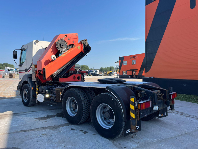 Dropside/ Flatbed truck, Crane truck Renault 420 DCI 6x4 FULL STEEL / PK32080: picture 8
