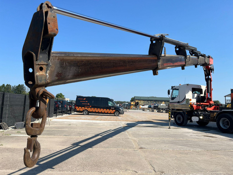 Dropside/ Flatbed truck, Crane truck Renault 420 DCI 6x4 FULL STEEL / PK32080: picture 14