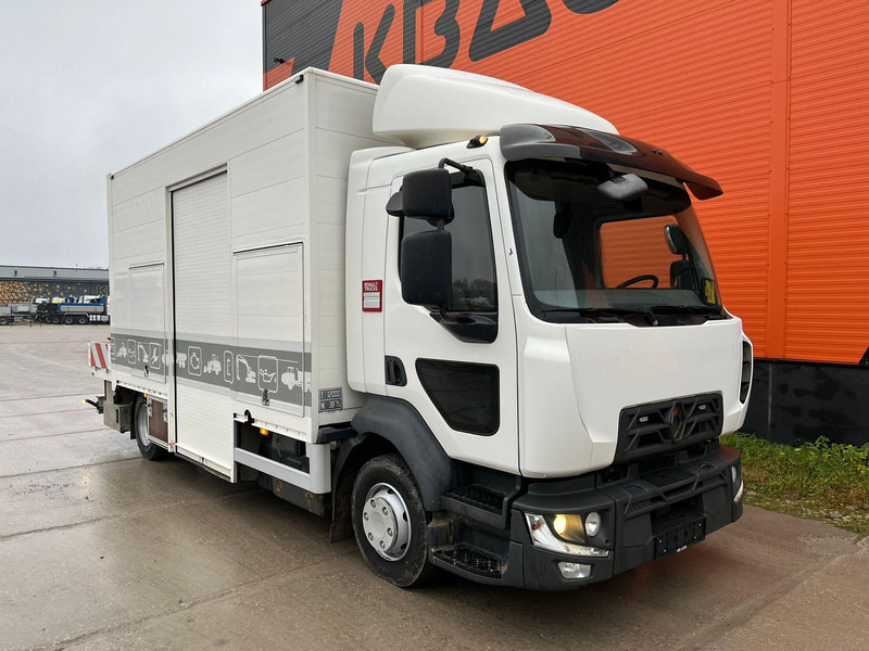 Renault D12 4x2 WORKSHOP ON WHEELS / FASSI M30A.13 / BOX L=4459 mm - Dropside/ Flatbed truck, Crane truck: picture 3 Renault D12 4x2 WORKSHOP ON WHEELS / FASSI M30A.13 / BOX L=4459 mm - Dropside/ Flatbed truck, Crane truck: picture 3