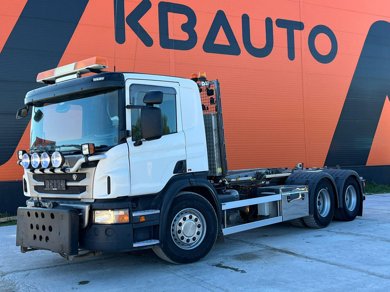 Scania P 400 6x2 JOAB L 20 ton / L=5200 mm / SNOW PLOW EQUIPMENT - Hook lift truck: picture 1 Scania P 400 6x2 JOAB L 20 ton / L=5200 mm / SNOW PLOW EQUIPMENT - Hook lift truck: picture 1
