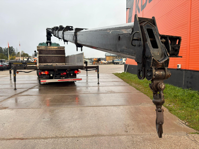 Dropside/ Flatbed truck, Crane truck Scania R 410 6x2 HIAB 322EP-5 HIPRO / PLATFORM L=6131 mm: picture 11