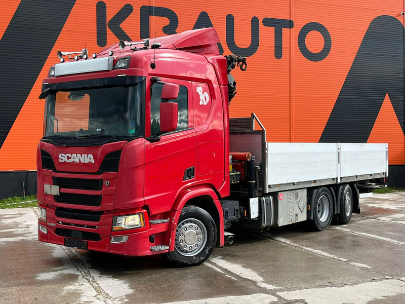 Scania R 450 6x2*4 PK 26002 / PLATFORM L=6482 mm - Dropside/ Flatbed truck, Crane truck: picture 2 Scania R 450 6x2*4 PK 26002 / PLATFORM L=6482 mm - Dropside/ Flatbed truck, Crane truck: picture 2