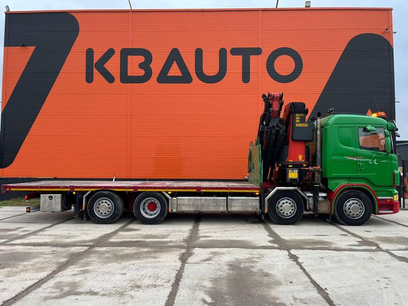 Scania R 480 8x2*6 PK 65002 + JIB / PLATFORM L=7518 mm - Dropside/ Flatbed truck, Crane truck: picture 5 Scania R 480 8x2*6 PK 65002 + JIB / PLATFORM L=7518 mm - Dropside/ Flatbed truck, Crane truck: picture 5