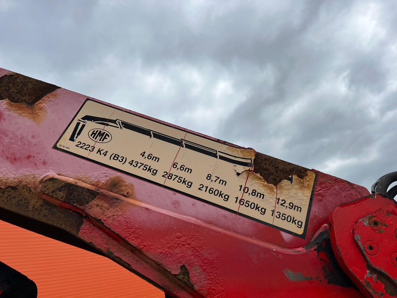 Dropside/ Flatbed truck, Crane truck Scania R 560 6x2 HMF2220 K4 / RETARDER: picture 10