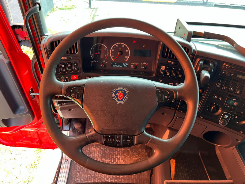 Dropside/ Flatbed truck, Crane truck Scania R 560 6x2 HMF2220 K4 / RETARDER: picture 14