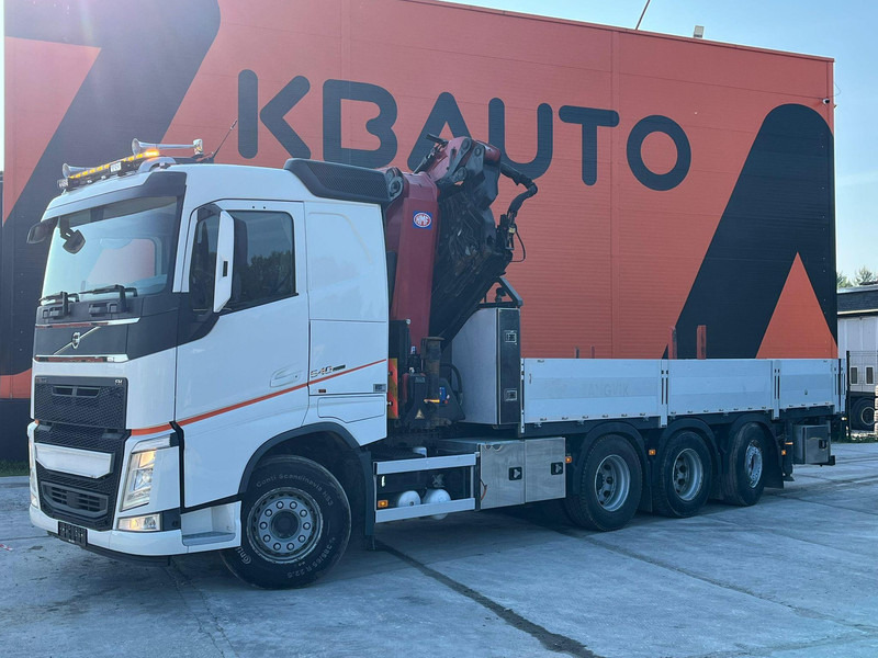 Volvo FH 540 8x4*4 HMF5020K-6 + JIB + WINCH / PLATFORM L=6508 mm - Dropside/ Flatbed truck, Crane truck: picture 2 Volvo FH 540 8x4*4 HMF5020K-6 + JIB + WINCH / PLATFORM L=6508 mm - Dropside/ Flatbed truck, Crane truck: picture 2