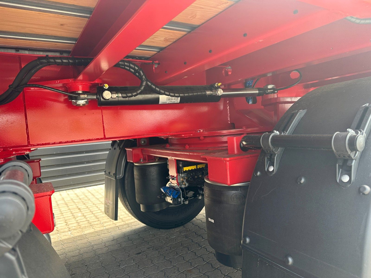 Dropside/ Flatbed semi-trailer Faymonville Maxtrailer 4 achs tele auflieger / 29.000 mm: picture 8
