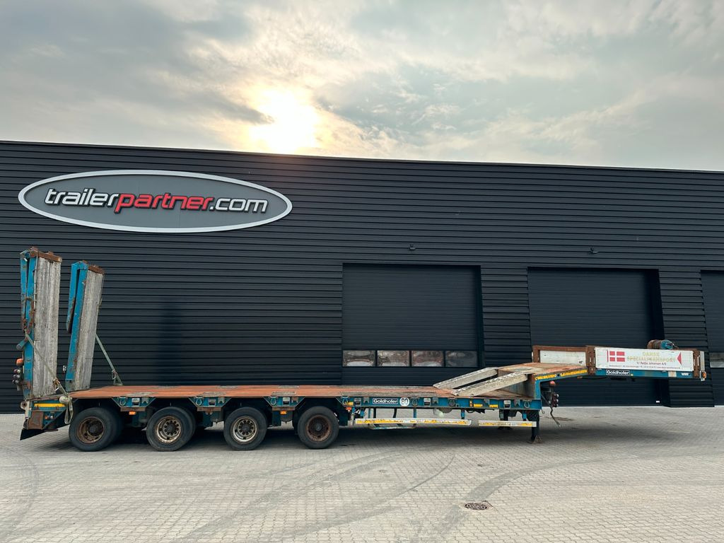 Goldhofer 4 achs tieflader / ausziehbar Goldhofer 4 achs tieflader / ausziehbar - Low loader semi-trailer: picture 1 Goldhofer 4 achs tieflader / ausziehbar Goldhofer 4 achs tieflader / ausziehbar - Low loader semi-trailer: picture 1