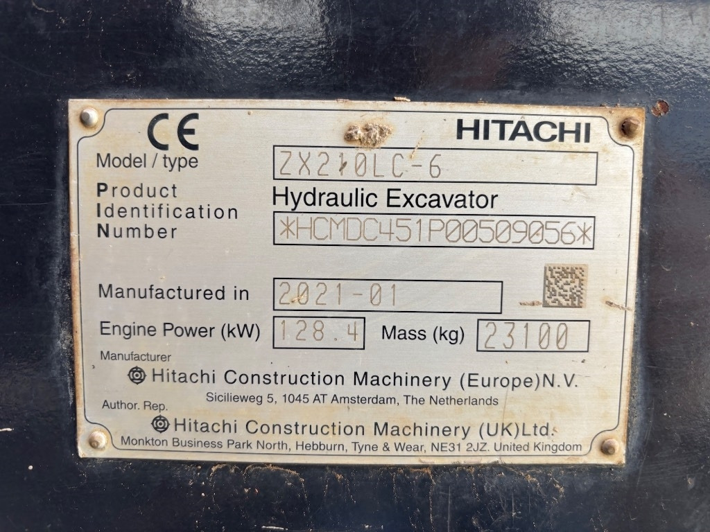 Crawler excavator Hitachi ZX 210 LC-6 - ZX210: picture 24
