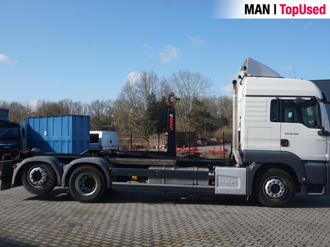 Tipper MAN TGS 26.460 6X2-4 BL Abroll Kipper: picture 12