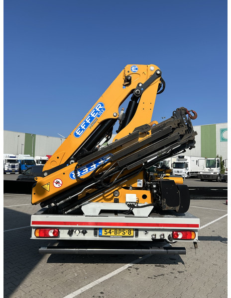 Dropside/ Flatbed truck, Crane truck DAF LF 320 FA 19T + Burg BPM 0018 Trailer / Effer 175.2/c3s Crane / NL Combi: picture 15