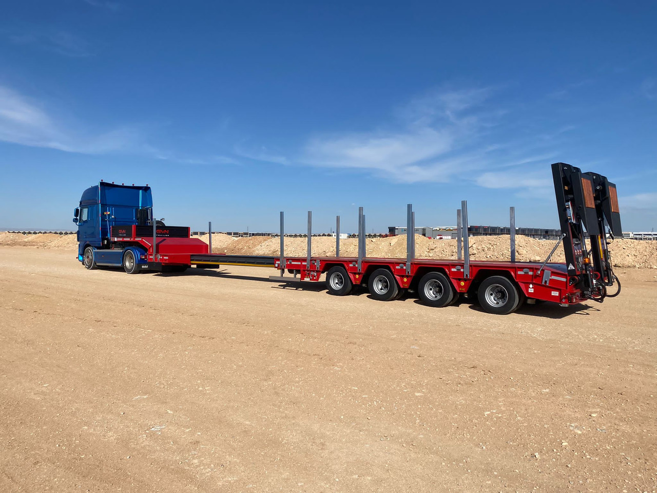 GVN Trailer 4 AXLE EXTENDABLE LOWBED - Low loader semi-trailer: picture 3 GVN Trailer 4 AXLE EXTENDABLE LOWBED - Low loader semi-trailer: picture 3