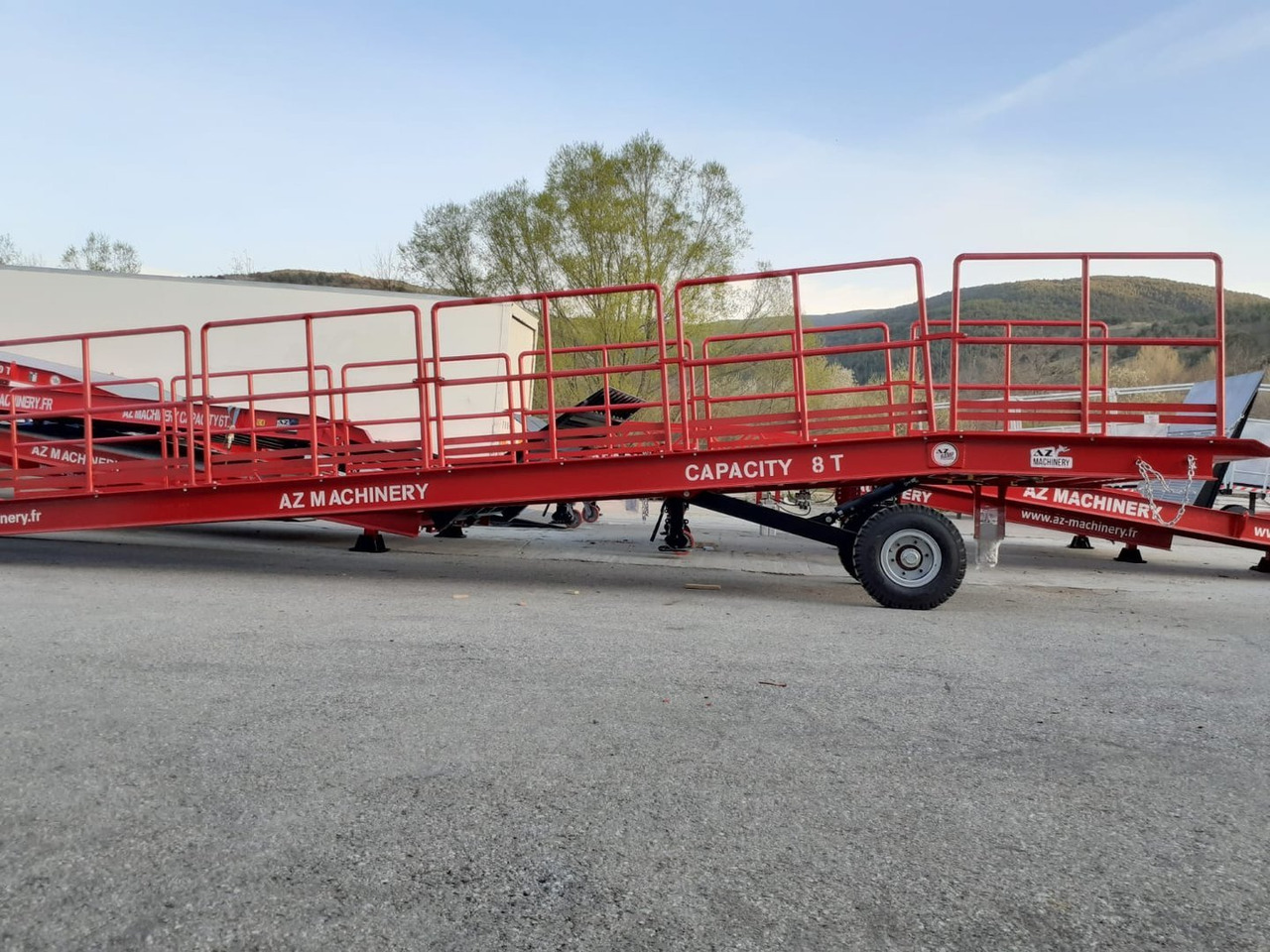 New Loading ramp AZ RAMP-EASY XL-12-RL . Mobil Loading Ramp  WIDE With Level Off, 12 t Capacity: picture 7