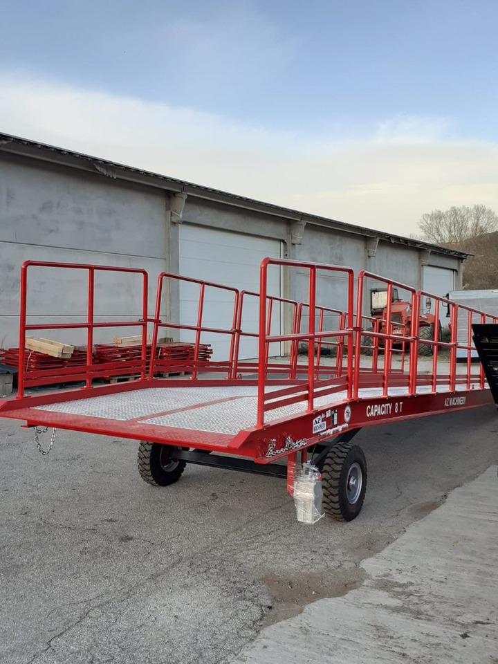 New Loading ramp AZ RAMP-EASY XL-12-RL . Mobil Loading Ramp  WIDE With Level Off, 12 t Capacity: picture 6