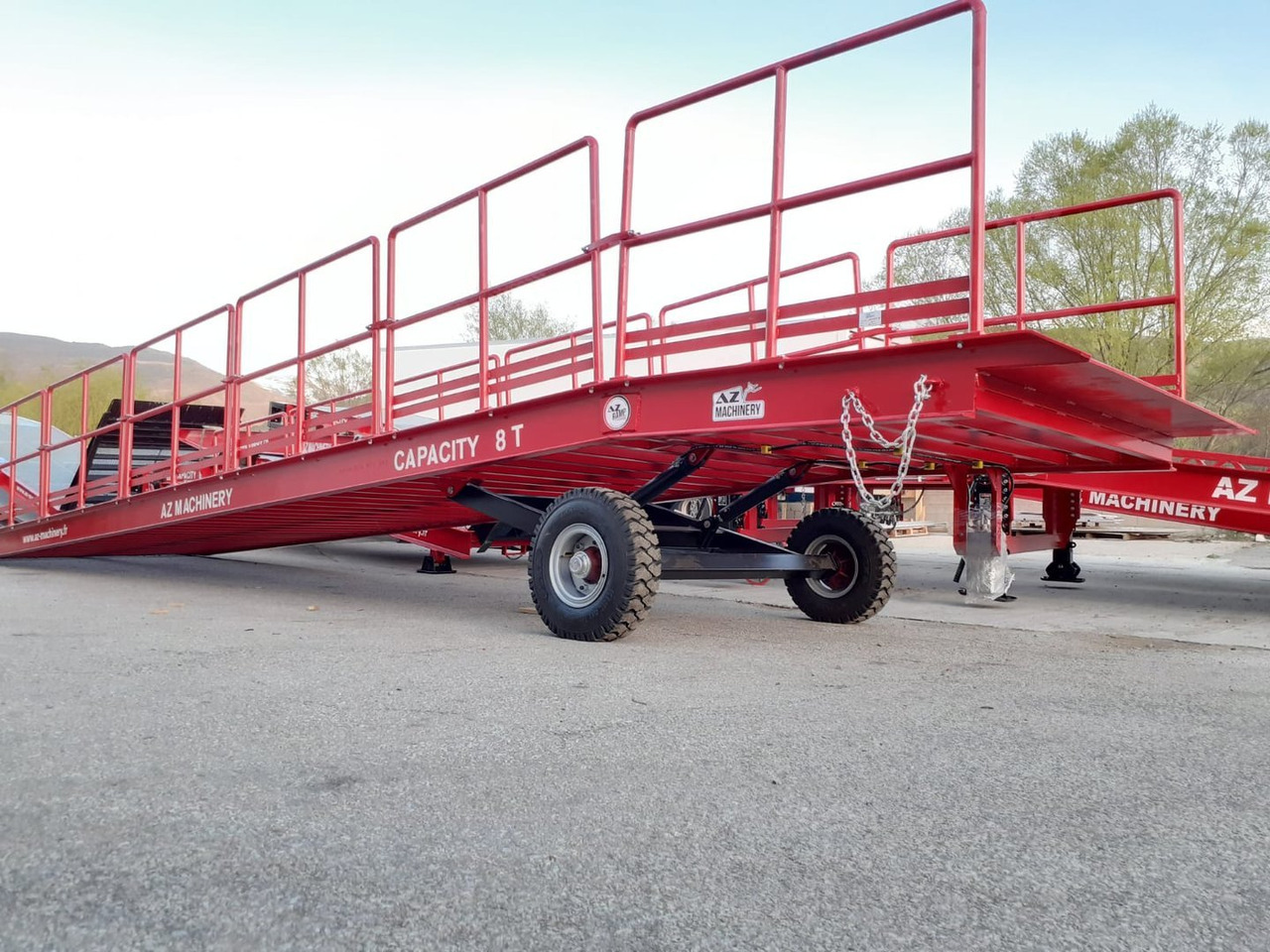 New Loading ramp AZ RAMP-EASY XL-20-RL . Mobil Loading Ramp  WIDE With Level Off, 20 t Capacity: picture 5