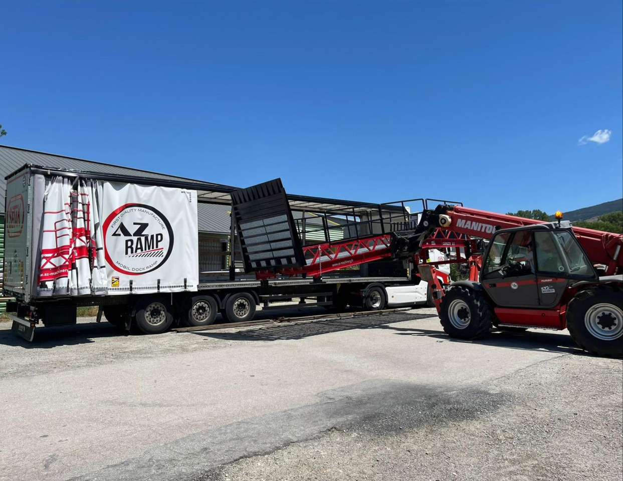 New Loading ramp AZ RAMP STAR- 8T mobile loading ramp: picture 16 New Loading ramp AZ RAMP STAR- 8T mobile loading ramp: picture 16