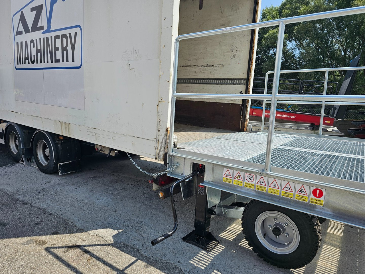 New Loading ramp Large Mobile dock ramp, uncouplable AZ RAMP - KING VERSION, BIG FOOT  L20 T-INOX: picture 13