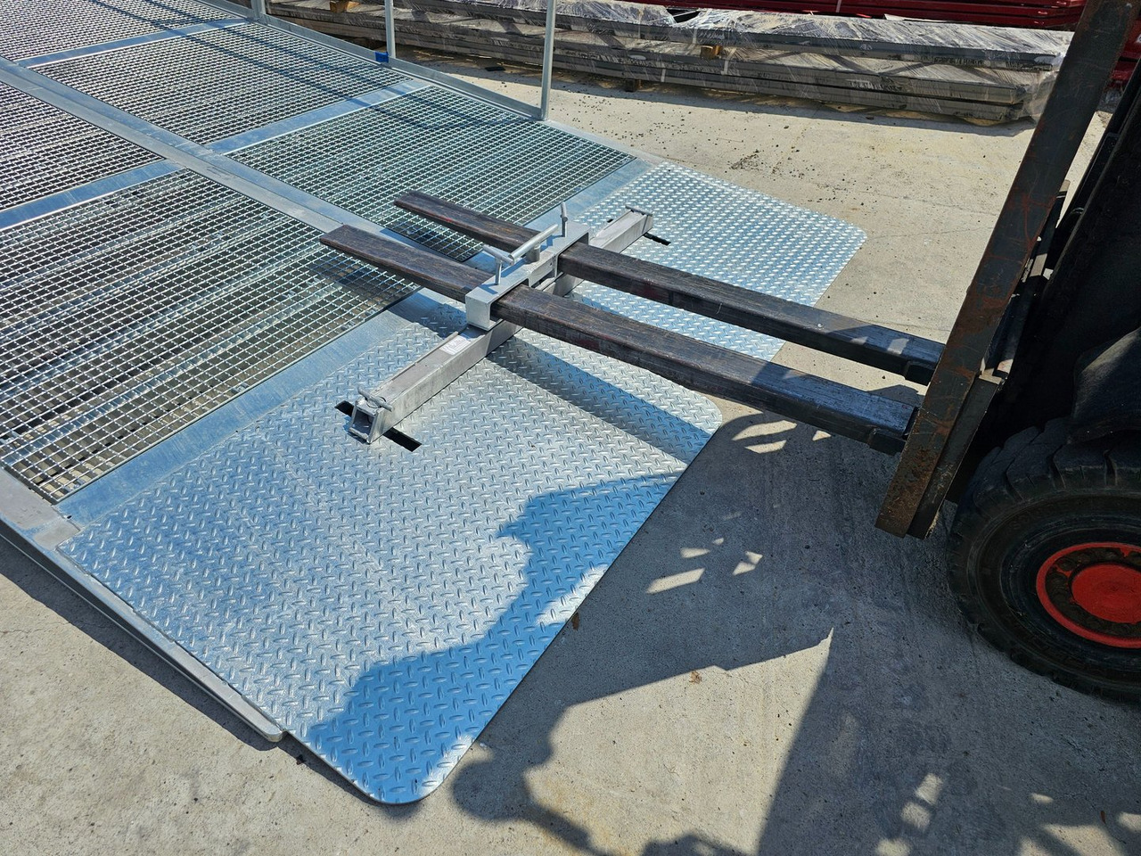 New Loading ramp Large Mobile dock ramp, uncouplable AZ RAMP - KING VERSION, BIG FOOT  L20 T-INOX: picture 9