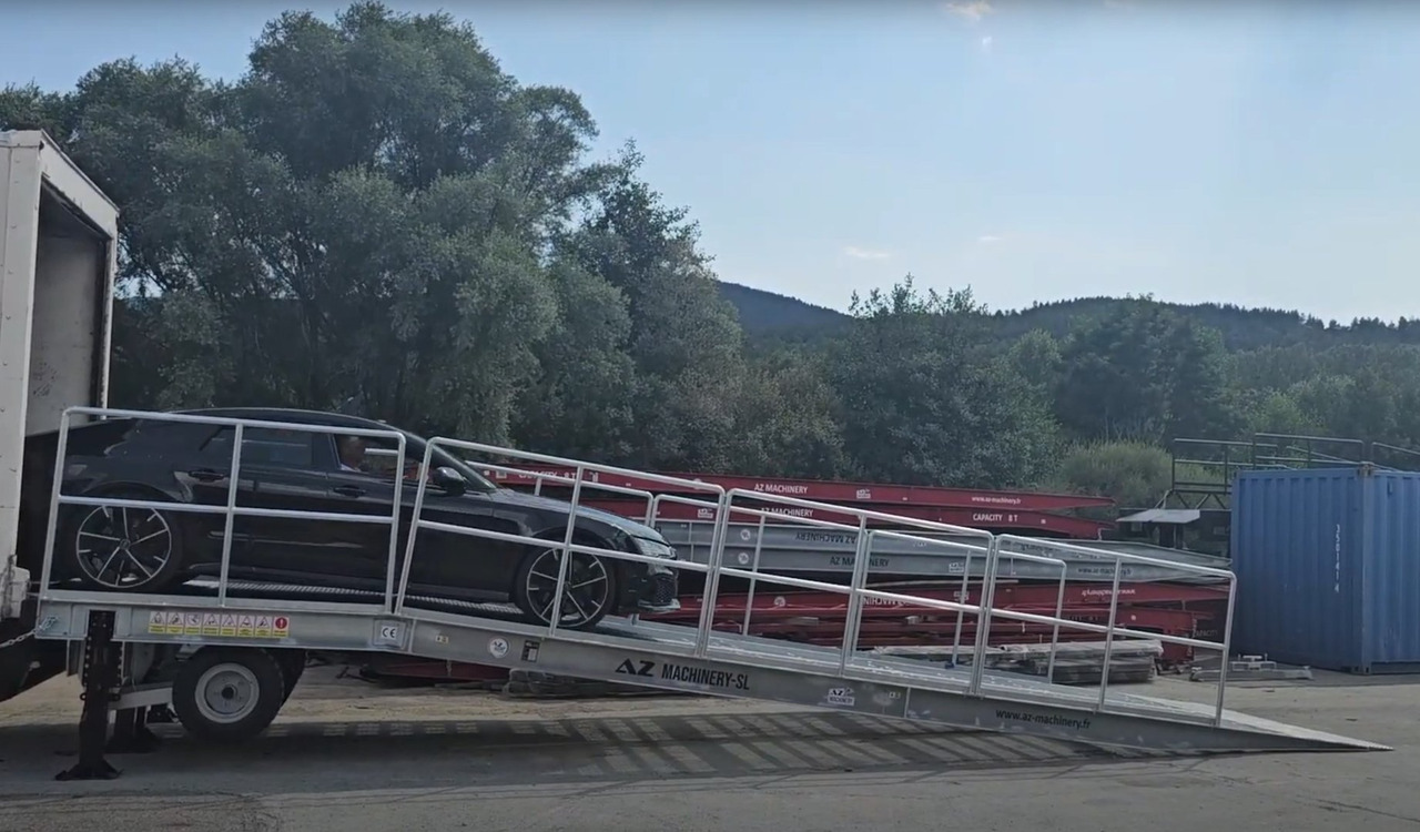 New Loading ramp Large Mobile dock ramp, uncouplable AZ RAMP - KING VERSION, BIG FOOT  L20 T-INOX: picture 15