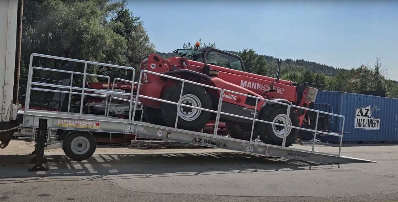 New Loading ramp Large Mobile dock ramp, uncouplable AZ RAMP - KING VERSION, BIG FOOT  L20 T-INOX: picture 17
