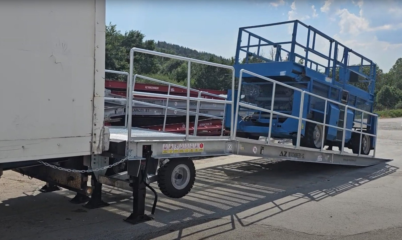 New Loading ramp Large Mobile dock ramp, uncouplable AZ RAMP - KING VERSION, BIG FOOT  L20 T-INOX: picture 16