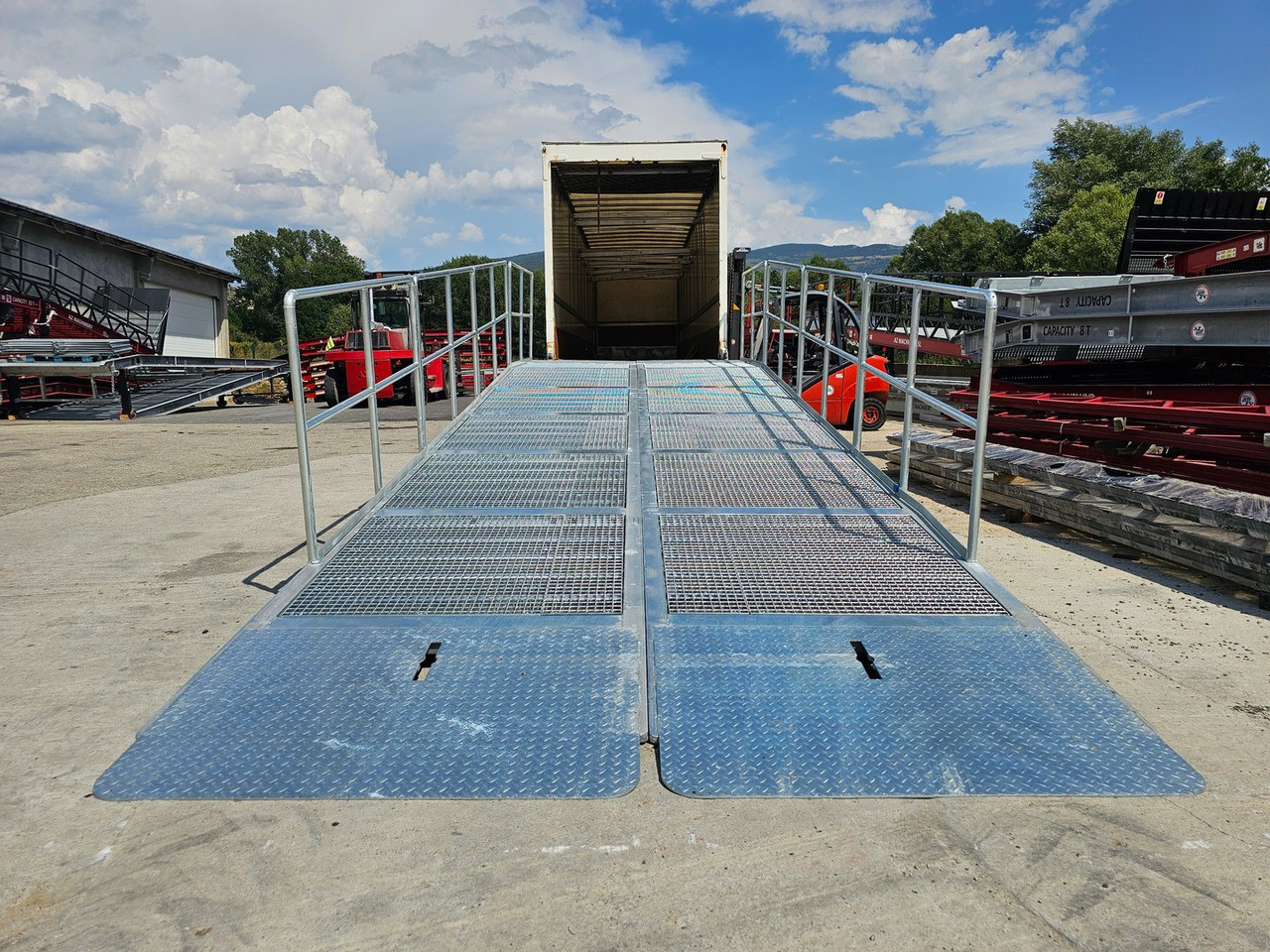 New Loading ramp Large Mobile dock ramp, uncouplable AZ RAMP - KING VERSION, BIG FOOT  L20 T-INOX: picture 7